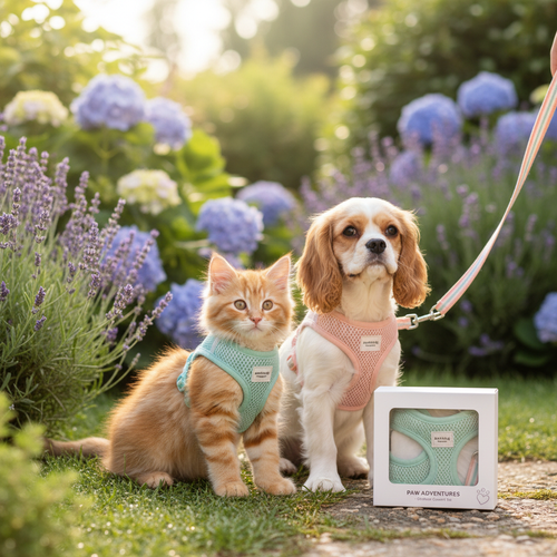 Cat & Puppy Harness Set